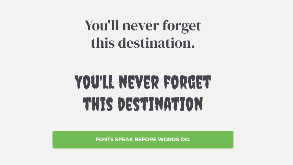 Why Fonts matter